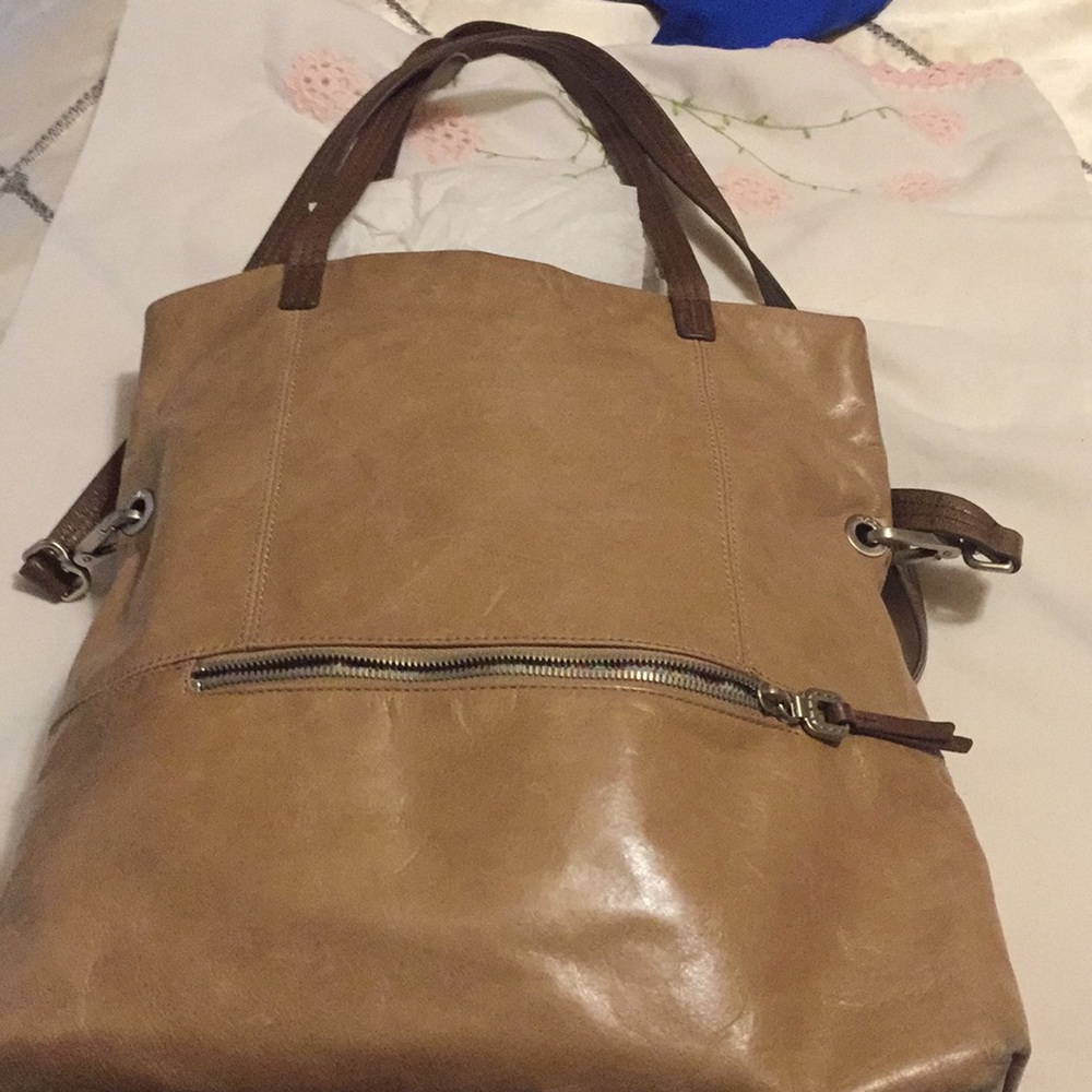 Lovely tan Hobo purse/small satchel